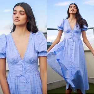 Hill House The Sabrina Dress in Diana Check XXL